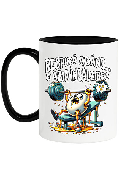 StoryGift Romania Cana cu Ou La Sala Greutate Extenuare Sport Dieta Motivatio...