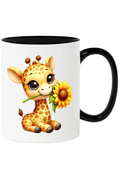 StoryGift Romania Cana cu un pui de girafa | ilustratie | fericire | tine o f...