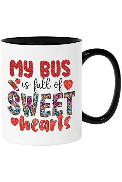 StoryGift Romania Cana cu mesajul "My bus is full of sweet hearts", pasageri,...