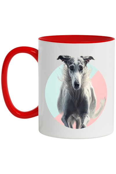 StoryGift Romania Cana Cu Greyhound, Caine, Alergare, Iubitori De Catei, Blan...