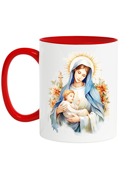 StoryGift Romania Cana cu Maica Domnului care il tine pe Pruncul Iisus in bra...