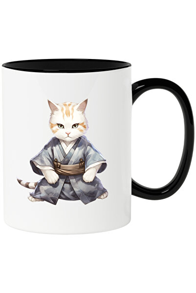 StoryGift Romania Cana cu o pisica suparata | ilustratie | vestimentatie de s...