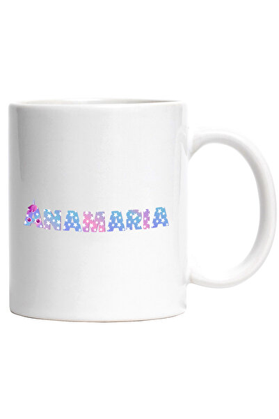 StoryGift Romania Cana Cu Numele Anamaria, Unicorn, Printesa, Fairytale, Drag...