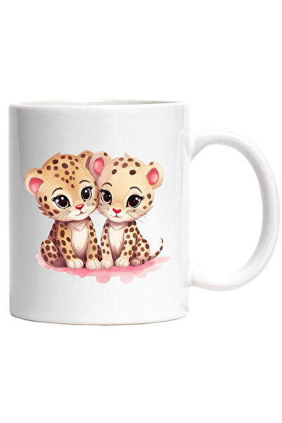 StoryGift Romania Cana cu o femela jaguar si un jaguar | ilustratie | fericir...