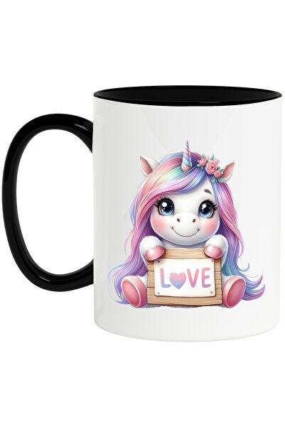 StoryGift Romania Cana cu un unicorn, ilustratie, imbujorata, iubire, Valenti...