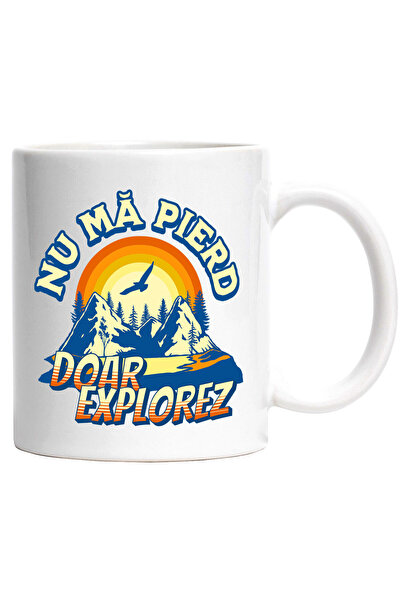 StoryGift Romania Cana cu View Montan Text Nu Ma Pierd Doar Explorez Padure N...