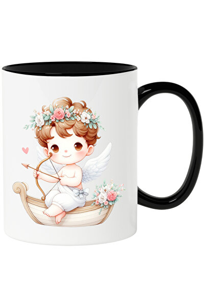 StoryGift Romania Cana cu un bebelus vesel care trage cu arcul | ilustratie |...