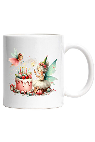 StoryGift Romania Cana cu 2 fetite cu aripi de zana | ilustratie | baghete ma...