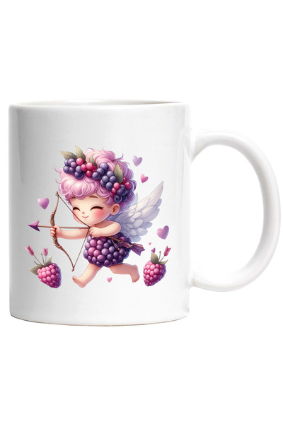 StoryGift Romania Cana cu un bebelus care trage cu arcul | ilustratie | Cupid...