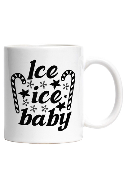 StoryGift Romania Cana cu acadele si textul "Ice, ice baby" - bebelus ingheta...