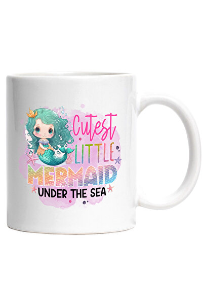 StoryGift Romania Cana cu mica sirena cu mesajul "Cutest little mermaid under...