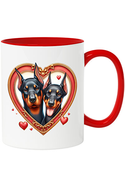 StoryGift Romania Cana cu o catelusa si un caine intr-un cadru in forma de in...