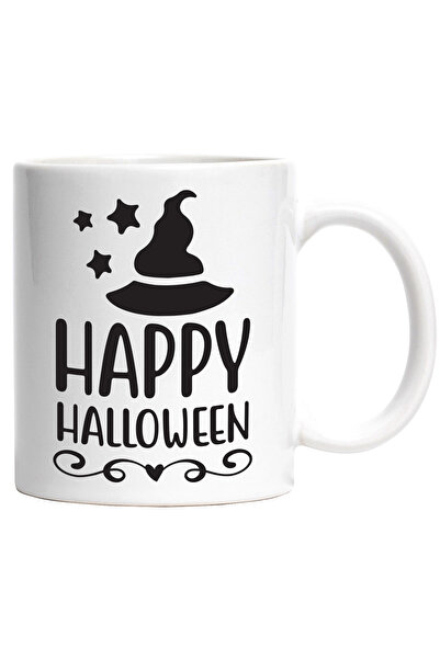 StoryGift Romania Cana cu stelute si palarie de vrajitor cu textul "Happy Hal...