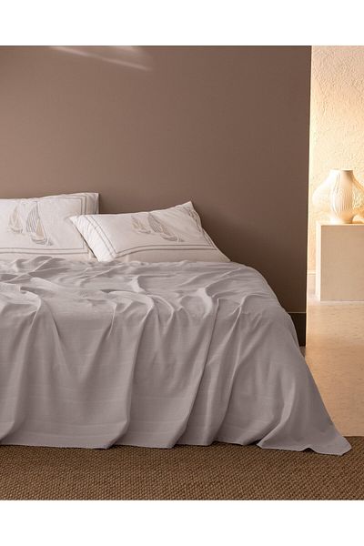 Madame Coco Mathilda Ecocell, einfarbig, Kingsize-Piqué-Set
