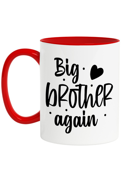 StoryGift Romania Cana cu inimioara si textul in engleza "Big brother again" ...