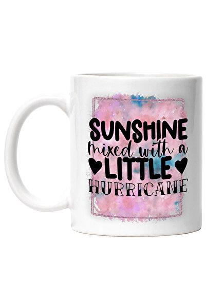 StoryGift Romania Cana cu mesajul "Sunshine mixed with a little hurricane", i...