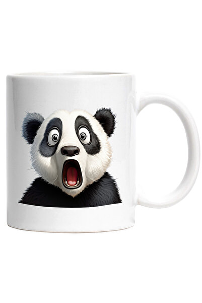 StoryGift Romania Cana cu un urs Panda socat | ilustratie | a ramas cu gura c...