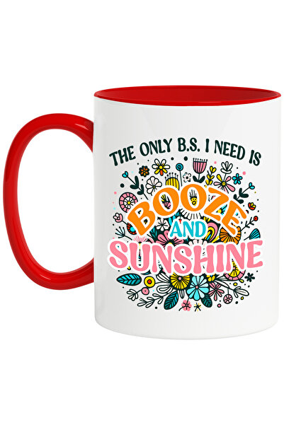 StoryGift Romania Cana cu mesajul "The only B.S. I need is booze and sunshine...