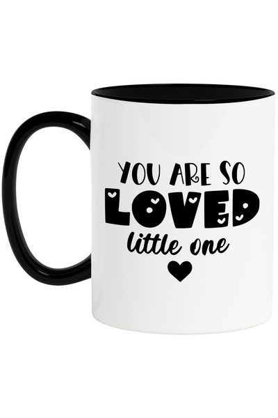 StoryGift Romania Cana cu inimioare si textul in engleza "You are so loved, l...