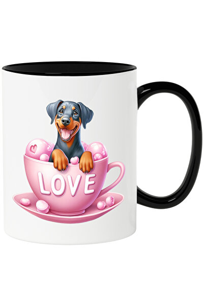 StoryGift Romania Cana cu un catel care sta intr-o ceasca | ilustratie | mesa...