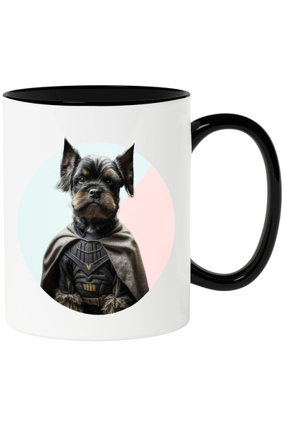 StoryGift Romania Cana cu Portret Caine Star Wars, Caine in Custom Negru cu P...