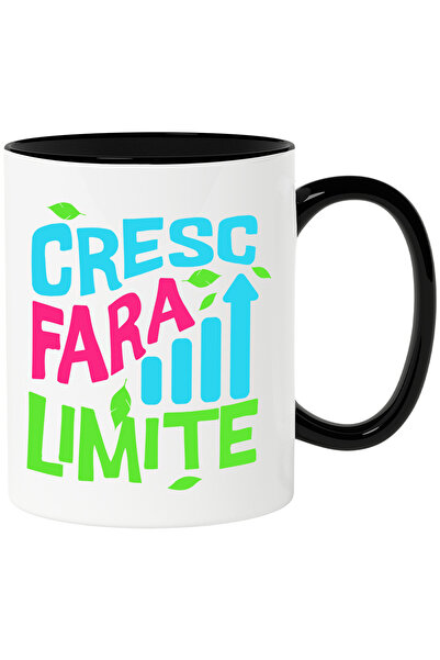 StoryGift Romania Cana cu Sageata Pozitiva Text Cresc Fara Limite Motivationa...