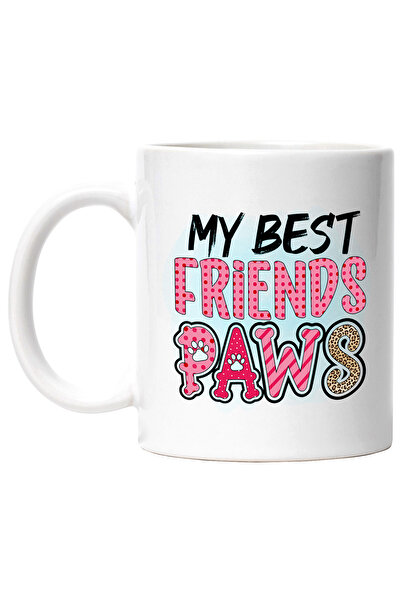StoryGift Romania Cana cu mesajul "My best Friends Paws", caine, animal de co...