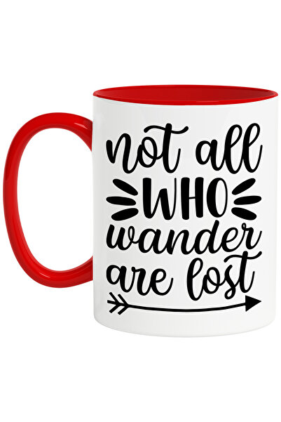 StoryGift Romania Cana cu textul "Not all who wander are lost" - nu toti cei ...