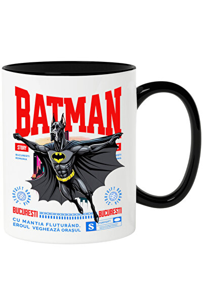 StoryGift Romania Cana cu Dog German / Great DaneCaine In Costum de BatMan cu...