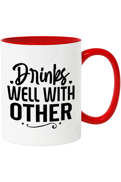 StoryGift Romania Cana cu mesajul "Bea bine cu altul" - bautura alcool cu Man...