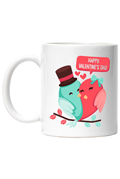 StoryGift Romania Cana Cu Mesaj In Engleza Happy Valentine's Day, Inima, Pasa...