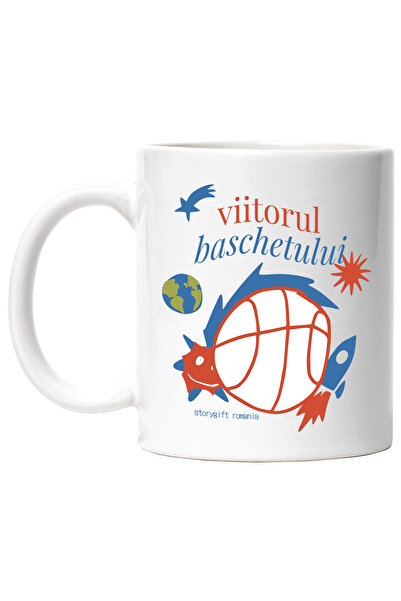 StoryGift Romania Cana MInge de basketb4ALL, jucatorii de baschet, 330ml, Cer...
