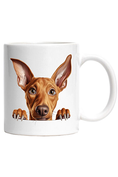 StoryGift Romania Cana cu un catel surprins | ilustratie | priveste mirat | g...