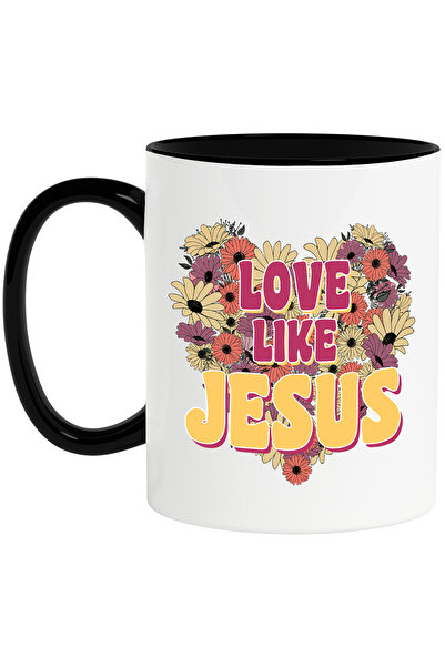StoryGift Romania Cana cu mesajul "Love like Jesus", religie, ilustratie, cre...