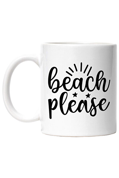 StoryGift Romania Cana cu mesajul in engleza "Beach, please" - iritatie furie...