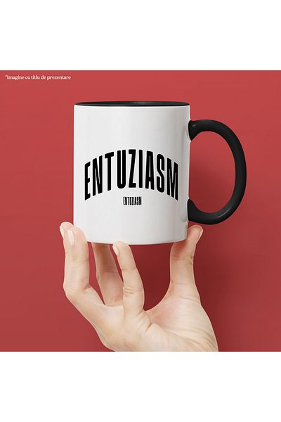 StoryGift Romania Mug The Word Enthusiasm, Motivational, Self Help, Self Understanding, Appreciation,, With ,STG.