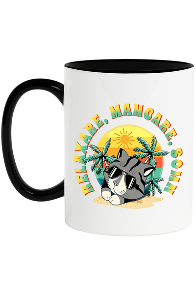 StoryGift Romania Cana pisica in vacanta, text relaxare mancare somn, 330ml, ...