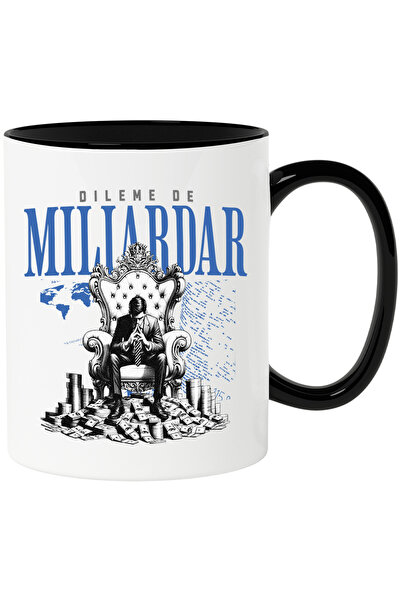 StoryGift Romania Cana om suparat pe tron dileme de miliardar bani, 330ml, Ce...