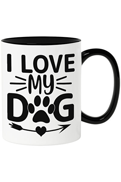 StoryGift Romania Cana cu labuta si inimioara pentru cei care isi iubesc cain...