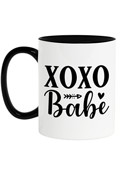 StoryGift Romania Cana cu mesajul in engleza "XOXO, babe" - pupici iubito cu ...