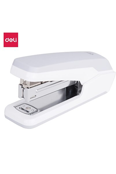 Deli Capsator 25 coli 24/6 jumătate de bandă Efortless White Deli