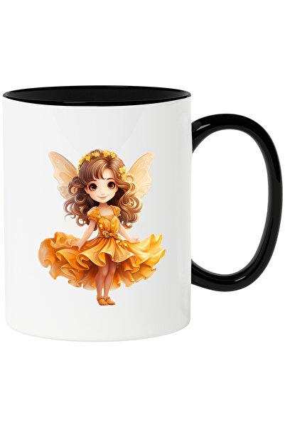 StoryGift Romania Cana cu o fetita dragalasa care poarta o rochie portocalie ...