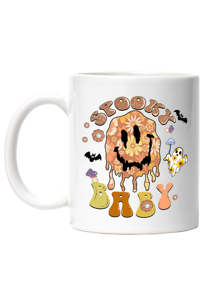 StoryGift Romania Cana cu o fantoma care se topeste cu mesajul "Spooky baby",...