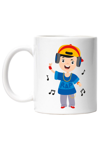 StoryGift Romania Mug With Singer, Rapper, Music, Headphones, Chain, T-Shirt,...