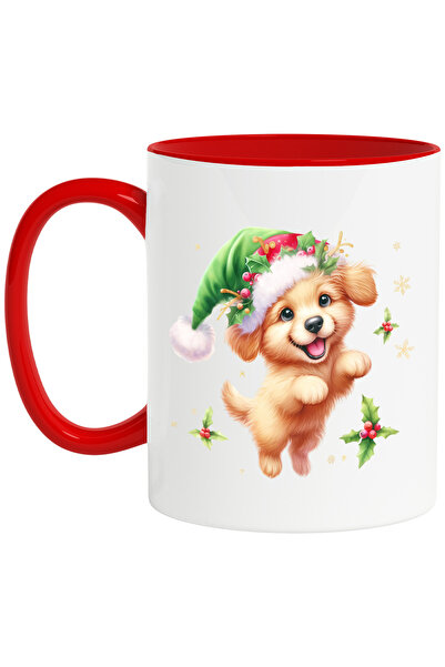 StoryGift Romania Cana cu un catelus bucuros | ilustratie | caciula de spirid...