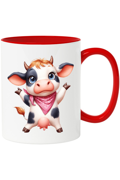 StoryGift Romania Cana cu o vacuta uimita | ilustratie | semnalizeaza ca nu s...