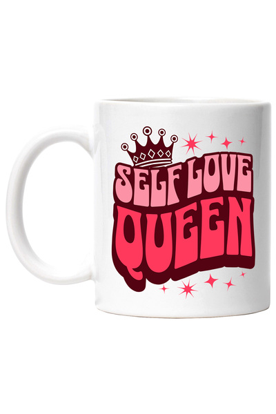 StoryGift Romania Cana cu Mesaj Inspirational Femeie Cu Coroana Text Self Lov...
