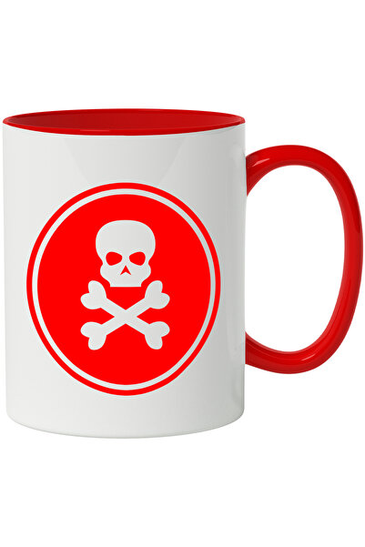 StoryGift Romania Cana Cu Semn, Cranii, Cerc, Multicolor 330 ml, Ceramica cu ...