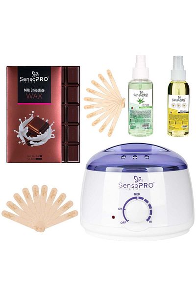 SensoPRO Milano Chocolate Premium Care Waxing Kit,