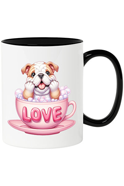 StoryGift Romania Cana cu un catel vesel | ilustratie | sta intr-o ceasca | m...